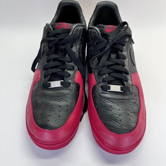 Nike Air Force 1 Low Black Size 11 Black & Red 318274-001 2007 - Picture 4 of 16
